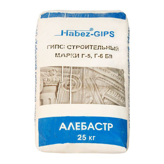 Гипс строительный ХАБЕЗ (25 кг) алебастер