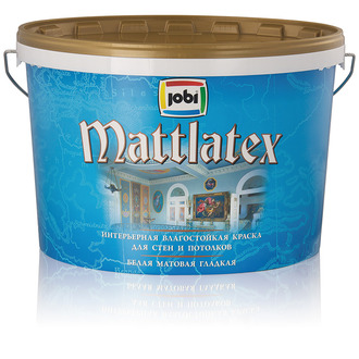 Краска JOBI O4 MATTLATEX латексная матовая водостойкая 2,5л