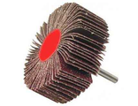 Круг шлифовальный ЗУБР веерный лепестковый, на шпильке, тип КЛО, электрокорунд, P100, 15х30мм